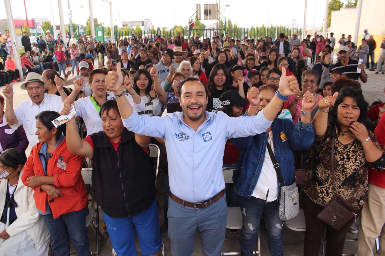 Loma Florida I y II dan su apoyo a Pablo Badillo Sánchez